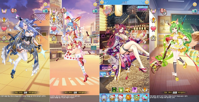 왼쪽부터 마등, 곽가, 엄안, 정욱