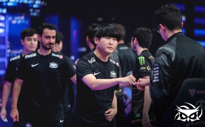 슈퍼매시브의 승리를 이끈 서포터 '스노우플라워' 노회종(사진=라이엇 게임즈 제공).