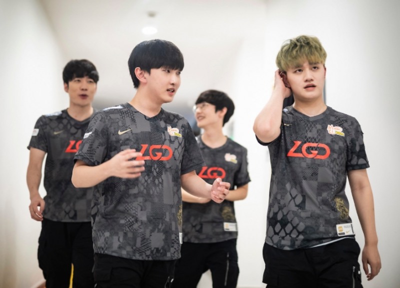 LGD 선수들(사진=라이엇 게임즈 제공).