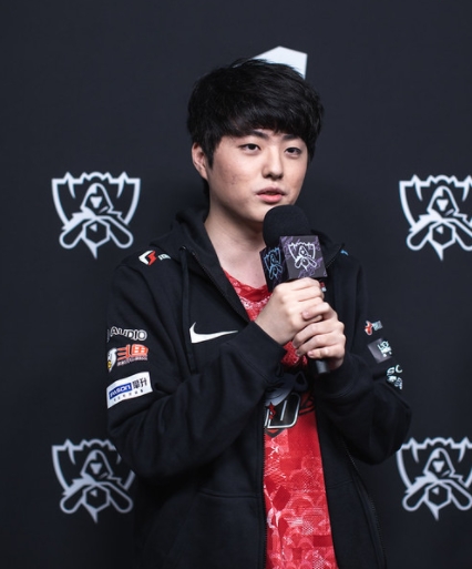 JDG의 원거리 딜러 '로컨' 이동욱(사진=라이엇 게임즈 제공).