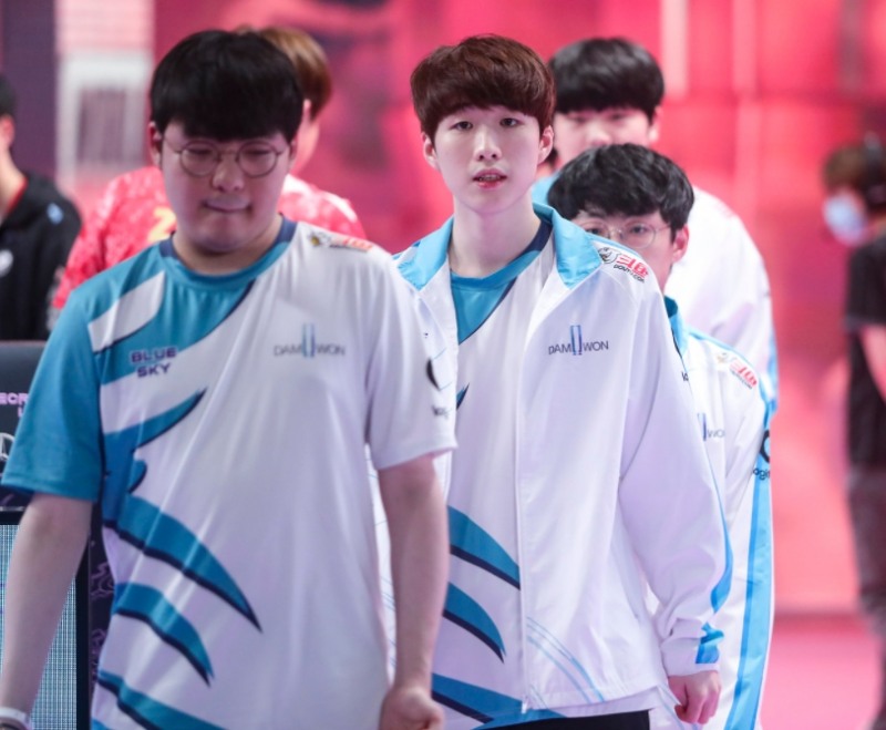 B조 1위 담원 게이밍(사진=라이엇 게임즈 제공).