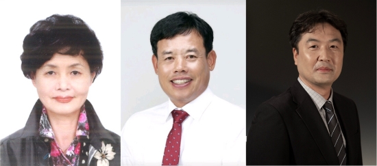 여수시는 올해 여수시민의 상 교육과학 부문에 전)여수교육지원청 교육장 장애신, 사회복지 부문에 여수 YMCA 박원균 이사장을, 자랑스런 여수인에는 조선대학교 김민철 교수를 최종 선정했다. (사진 왼쪽부터 장애신 전교육장, 박원균 이사장, 김민철 교수)./사진=여수시