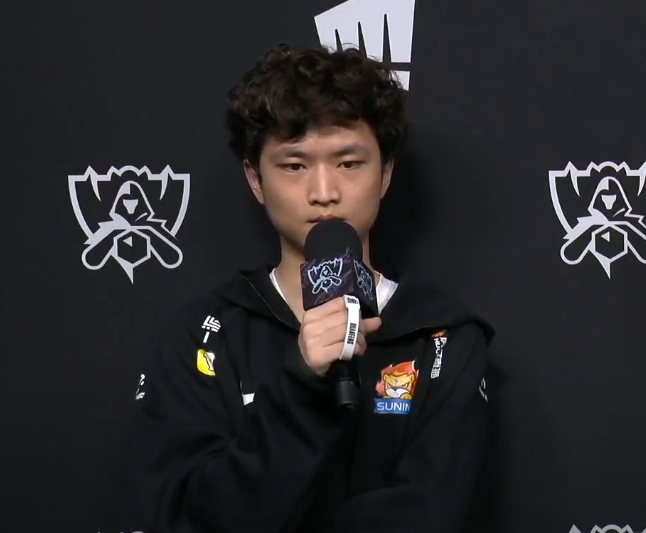 쑤닝의 원거리 딜러 'huanfeng' 탕후안펭(사진=중계 화면 캡처).