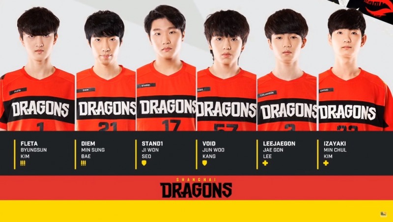 상하이 드래곤즈(사진=중계방송 캡처).