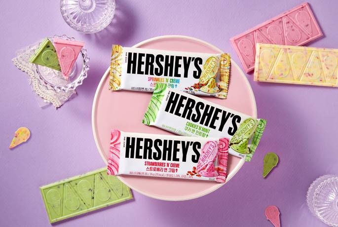 허쉬, 아이스크림 모양 초콜릿 3종 선보여