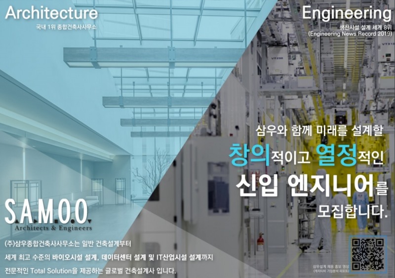 삼우종합건축사사무소, 2021년 신입사원 공개 채용