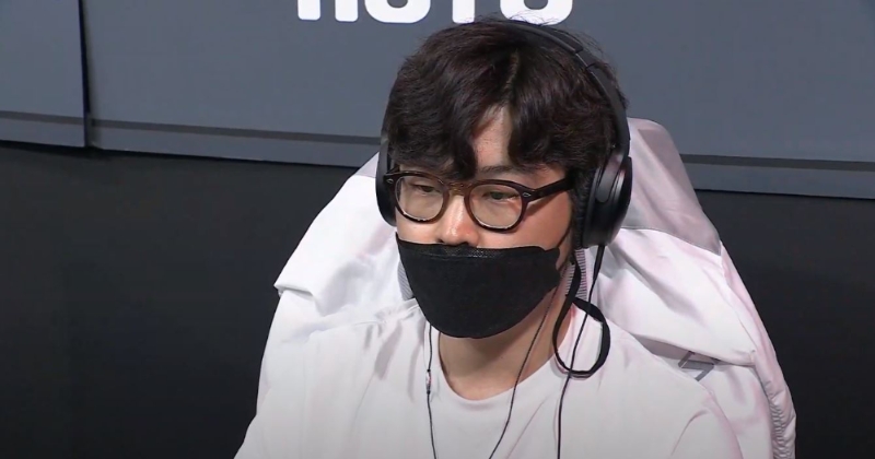 16강 D조 패자전에서 변현제를 이기고 최종전에 진출한 김민철(사진=ASL 생방송 캡처)