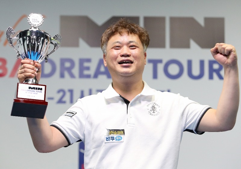 김동석, PBA드림투어 우승. “승리비결은 뱅크샷”-PBA드림투어