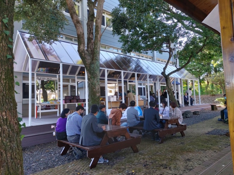 사진=서귀포산업과학고, 학교 공간 혁신을 위한 수다뜰 개관