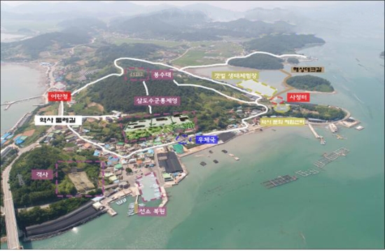 완도군 고금 역사공간 관광자원 활성화 사업 대상지 전경./사진=완도군