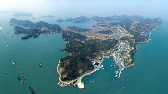 완도군 금당도 항공사진./사진=완도군