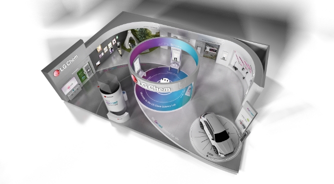(사진=LG화학) LG화학 인터배터리 부스 조감도