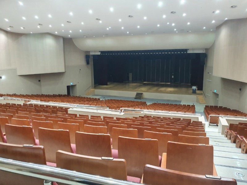 기존 시설 그대로인 광주 e스포츠 경기장 구축 현장(사진=이상헌 의원실 제공).