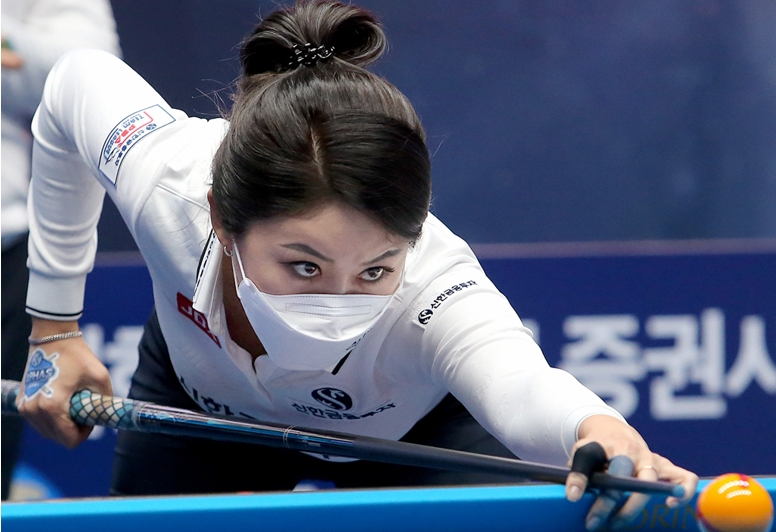 김가영, 단식 3연승 팀2게임 무패. 차유람, 4전승 승률1위로 3R MVP도전. -PBA팀리그