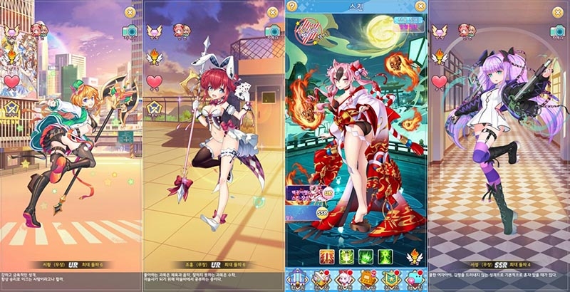 왼쪽부터 서황, 조홍, 장소, 서성