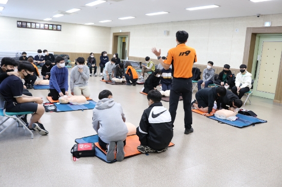 무안소방서, 응급처치 체험교실 운영/사진=무안소방서