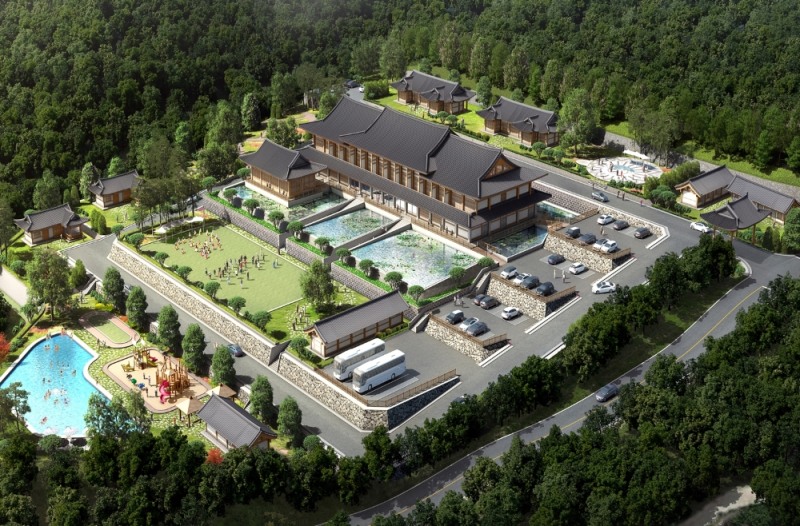 거제시 전통한옥관광호텔 조감도