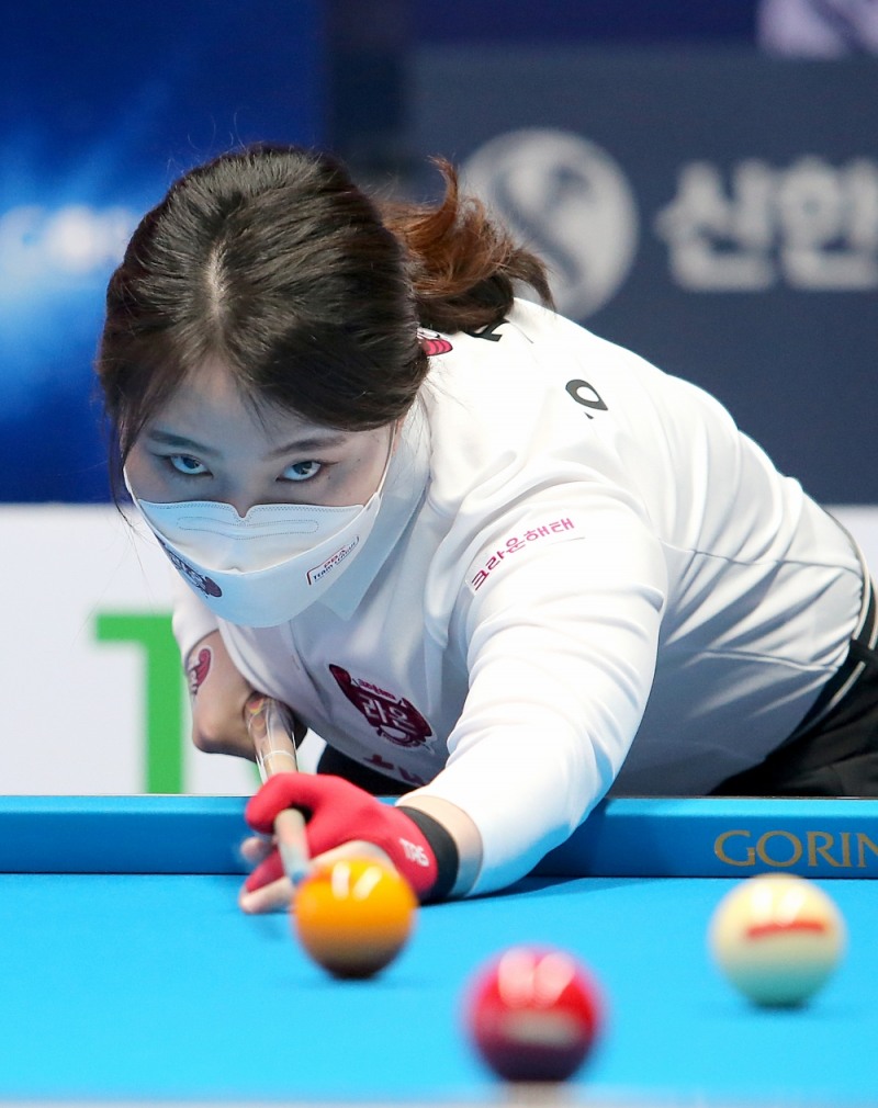 차유람, 단식 강자 강지은상대로 연승행진 도전-PBA팀리그