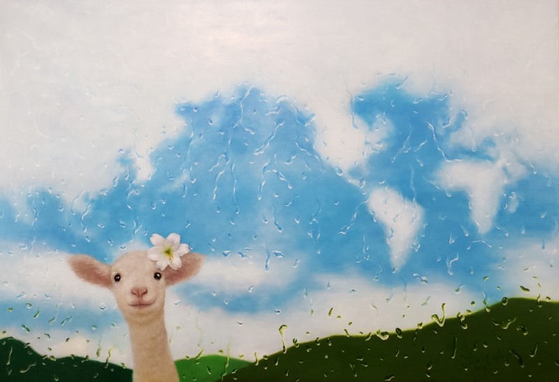 목이 길어진 기다림의 어린양