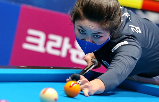 단식강자 강지은, ‘포켓볼여제 킬러’. 김가영에 3연승. 혼복은 패배-PBA팀리그 4R