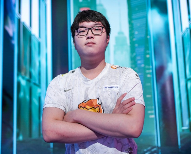 쑤닝 게이밍의 톱 라이너 'Bin' 첸제빈(사진=라이엇 게임즈 제공).