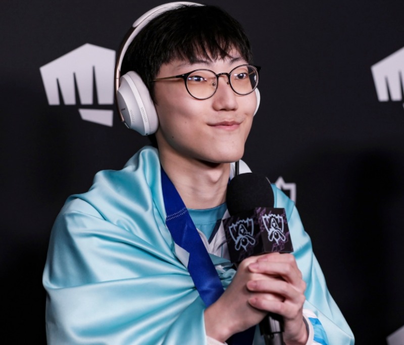 담원 게이밍의 톱 라이너 '너구리' 장하권(사진=라이엇 게임즈 제공).