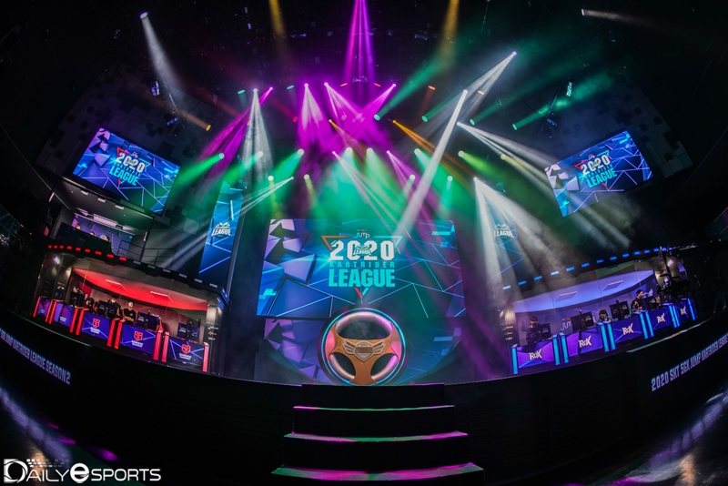 2020 SKT 5GX JUMP 카트라이더 리그 시즌2 무대 전경.