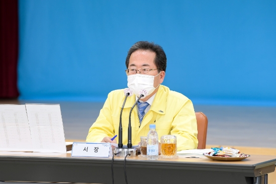 허석 순천시장, 읍면동 주요 현안사업 점검ㅚ의/사진=순천시