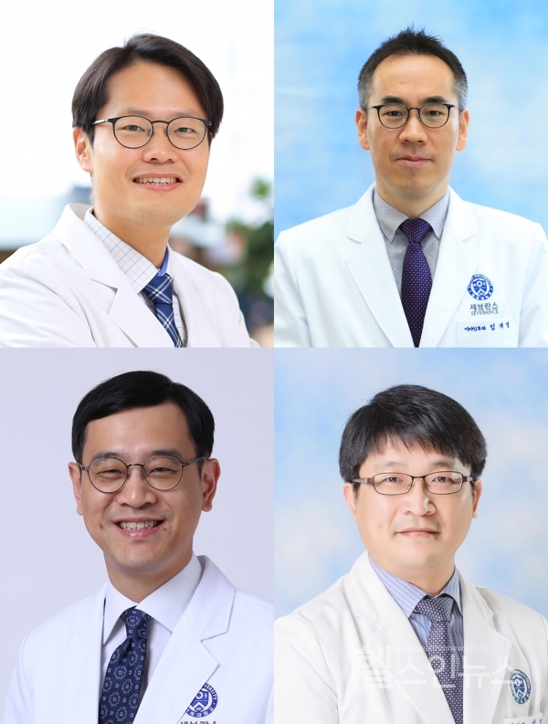 강남세브란스병원제공,(위)이비인후과박영민교수/임재열교수(아래)이비인후과이승진연구교수,정신건강의학과석정호교수