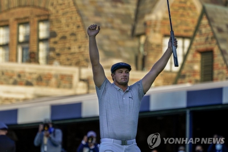 지난 9월 US오픈에서 첫 메이저 대회 우승을 차지한 브라이슨 디섐보.