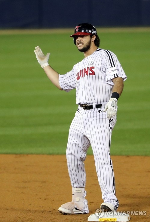 준플레이오프전에서 LG에 첫 득점을 선물한 라모스