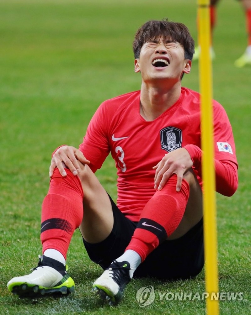 지난해 동아시아축구연맹 E-1 챔피언십 당시 김진수의 모습[연합뉴스 자료사진]
