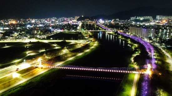동천 출렁다리/사진=순천시