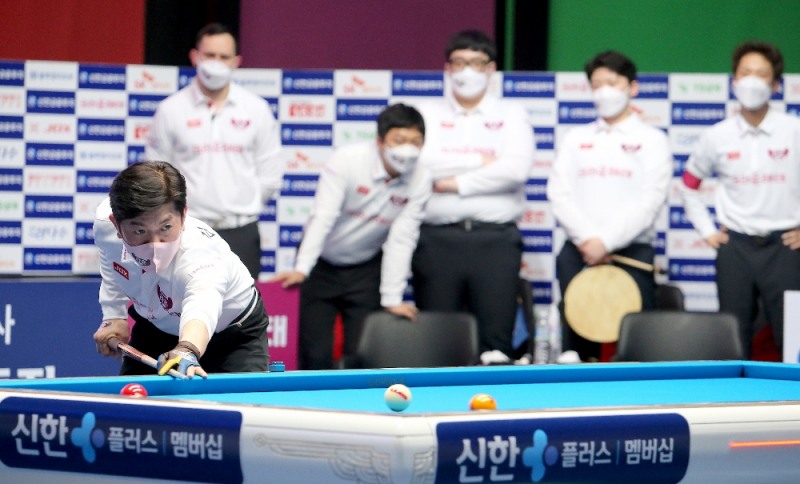 ‘한방의 사나이’ 레펜스, 김재근. 11점제 6세트의 강자들-PBA팀리그