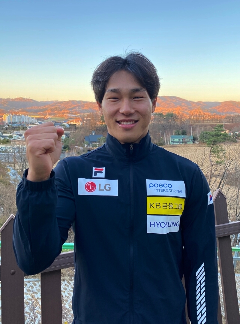 윤성빈 선수 사진 제공=올댓스포츠