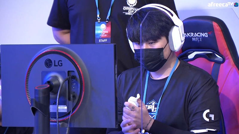 1st(사진=아프리카TV 중계화면 캡처).