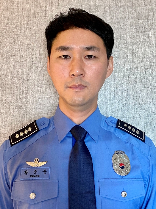 여수항공대 황순중 경사./사진=서해해경청