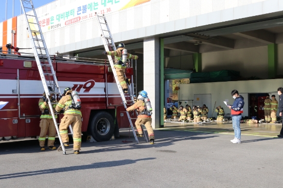 무안소방서, 신속·정확한 현장활동 위한 소방전술 평가/사진=무안소방서