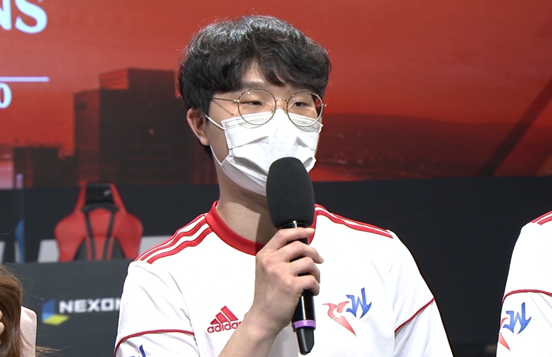 크레이지윈 최준호(사진=중계화면 캡처).
