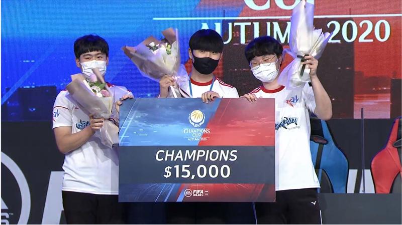 크레이지윈은 15일 EACC 어텀 2020에서 우승을 차지했다(사진=중계화면 캡처).