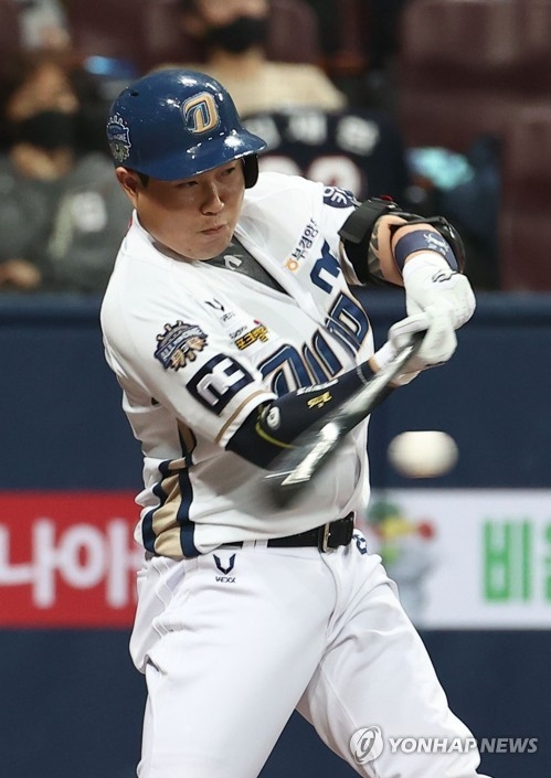 NC의 양의지는 최원준을 상대로 올해 홈런을 날리는 등 강한 면모를 보였다.