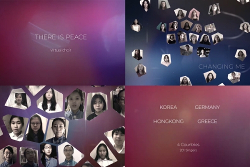 월드비전 버추얼 합창 프로젝트 ‘There is Peace’ 영상 캡처 (사진 제공=월드비전)