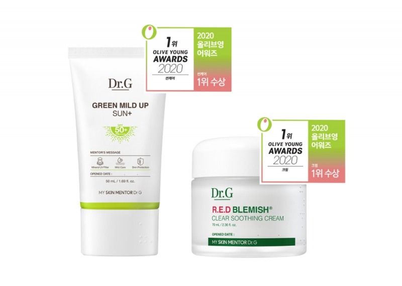 닥터지 그린 마일드 업 선 플러스 및 레드 블레미쉬 클리어 수딩 크림