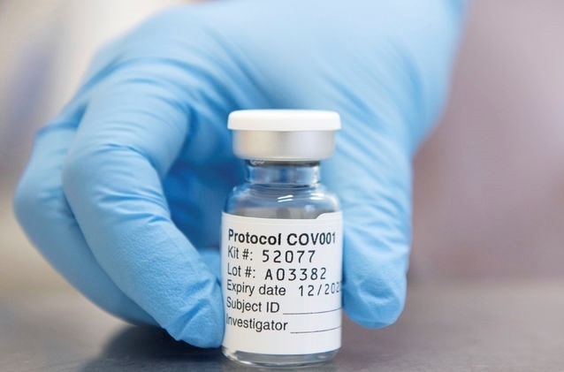 영국 옥스퍼드대학과 다국적 제약사 아스트라제네카가 개발한 신종 코로나바이러스 감염증(코로나19) 백신. 