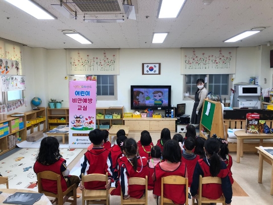 어린이 비만 예방교육/사진=무안군