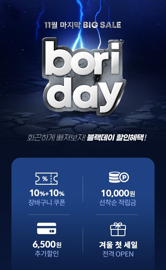 LF 보리보리 ‘앵콜 블랙데이’ 11월 마지막 빅세일