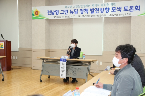 전남형 그린뉴딜 정책 발전방향 모색 토론회/사진=전남도의회