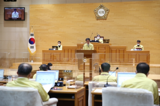 박우량 신안군수, 시정연설 통해 2021년 군정운영 제시/사진=신안군