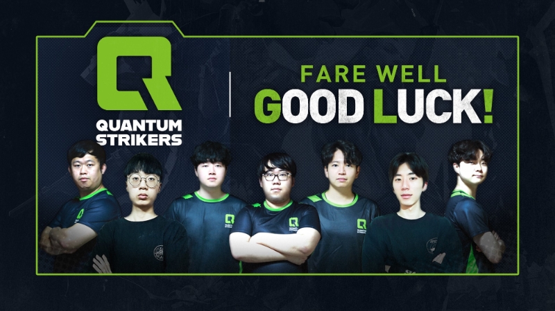 퀀텀 스트라이커즈에서 TNL e스포츠로 새출발하는 선수단 및 코치진(사진=퀀텀 스트라이커즈 공식 SNS 발췌).