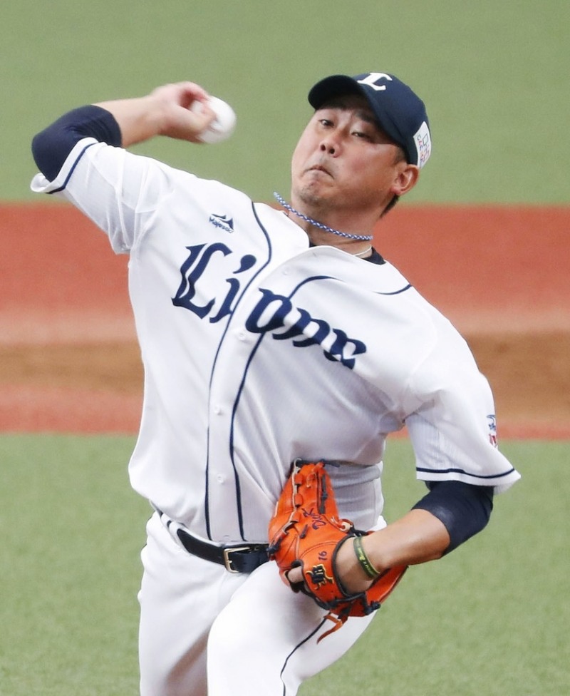 일본프로야구 세이부 라이언스 투수 마쓰자카 다이스케. 마쓰자카는 한때 일본 야구의 아이콘으로 '마구'를 던지는 투수로 유명했다. 1999년부터 2006년까지 일본프로야구 세이부에서 114승(65패)을 올린 뒤 미국 메이저리그에 진출해 보스턴 레드삭스, 클리블랜드 인디언스, 뉴욕 메츠에서 뛰었다.